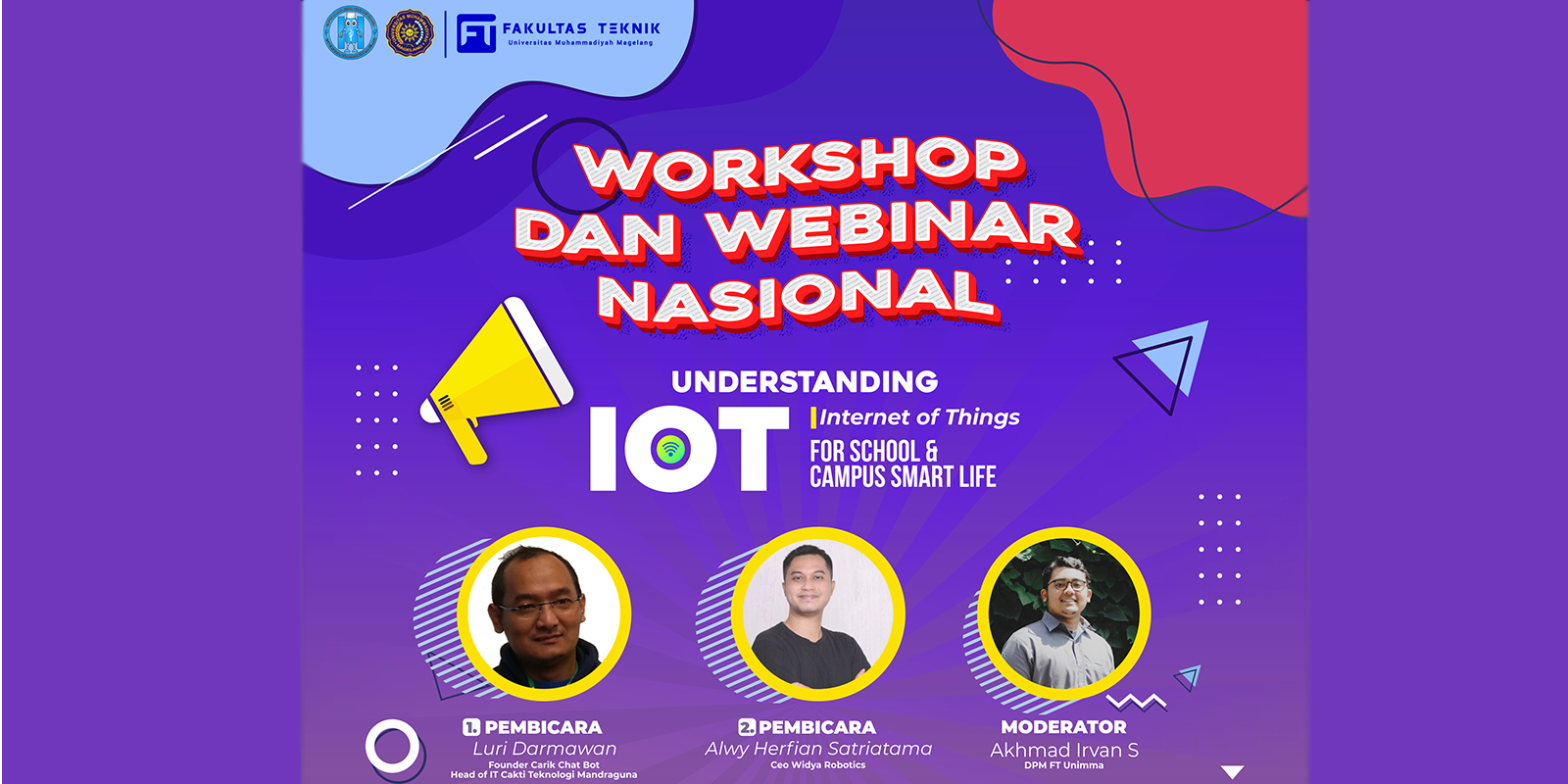 Workshop dan Webinar Nasional Internet of Things (IoT)